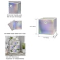 thumbnail image 4 of Your Zone Kids Collapsible Fabric Storage Bin, 10.5" x 10.5" x 10.75", Iridescent, 4 of 8