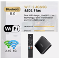 thumbnail image 5 of TV98 PLUS Boîtier TV Android Intelligent, Lecteur Multimédia avec Système d'Exploitation Android 14.0, Quadricœur ARM Cortex A53, Graphiques G31 OpenGL3.2, Wi-Fi Double Bande, BT5.0, Résolution 8K UHD, pour Divertissement sur Boîtier TV Intelligent, 5 of 5