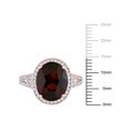 thumbnail image 2 of Everly Women's Garnet 14K Rose Gold Engagement Ring, 2 of 6