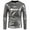 Gray, variant on YUGYXL Mens Shirts Stylish Metallic Sparkly Night Club Long Sleeve T-Shirts Vintage 70s Disco Rave Party Slim Fit Silver S