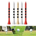 thumbnail image 2 of AOOOWER 100 Pcs Professional Bamboo Golf Tees Striped Golf Ball Tees Holder Easy to Use, 2 of 13