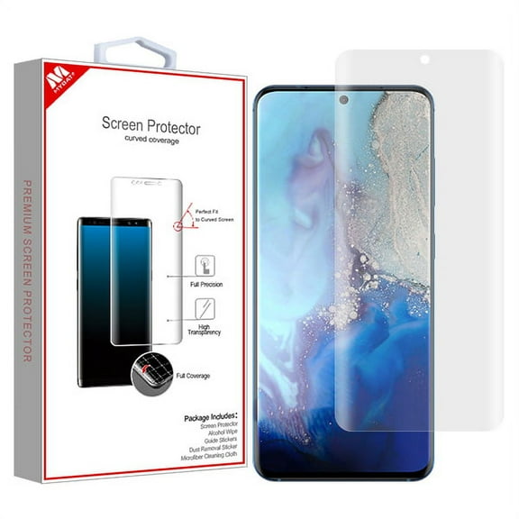 Samsung Galaxy S20 (6.2 inch) Screen Protector with Full Curved Coverage [Bubble Free] [Case Friendly] [Full Coverage] HD Clear Flexible TPU Film PET Curved Screen Protector for Samsung Galaxy S20 5G