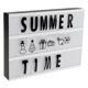 thumbnail image 1 of Cinematic Light Up Box A4 Tableros de letras intercambiables con letras LED Light Color_1 Sunnimix LightBox de visualización de mensajes, 1 of 8