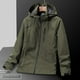 thumbnail image 4 of Chaqueta de pareja transpirable impermeable a prueba de viento de una sola capa para deportes al aire libre para hombres de ropa de asalto, 4 of 6
