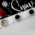 thumbnail image 4 of Homewish Kawaii Snowman Black Out Curtains For Children Teens Adults,Happy Christmas Xmas Curtains Pack of 2 (42x63 Each),Red Sparrow Bedroom Curtains,Super Cozy Room Decor, 4 of 6