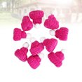 thumbnail image 5 of 10PCS Knitted Small Christmas Hat Santa Claus Christmas Hats Headdress Party Favors DIY Handmade Accessories (Rosy), 5 of 6