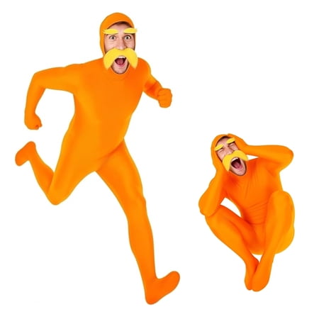 Men's and Women's Face Open Spandex Halloween Costumes Bodysuits