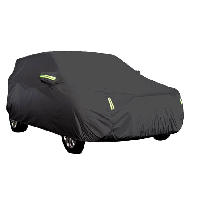 Tignapoo Black XL UV Off-Road Vehicle Cover - Sun Protection, Heat Insulation, UV Shielding, Dust & Water Resistant, Scratch-Proof for 4X4 SUVs