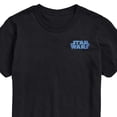 thumbnail image 3 of Star Wars - Rey Blue Grunge - Men's Short Sleeve Graphic T-Shirt, 3 of 5