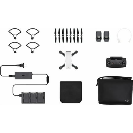 Dji Spark Fly More Combo Drone - Alpine White (Best Drone Camera Combo)
