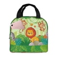 thumbnail image 1 of Balery African Animals in the Jungle Bolsa de Almuerzo Aislada – Caja de Almuerzo con Papel de Aluminio Grueso, Mantiene la Comida Fresca por 4 Horas, 1 of 8