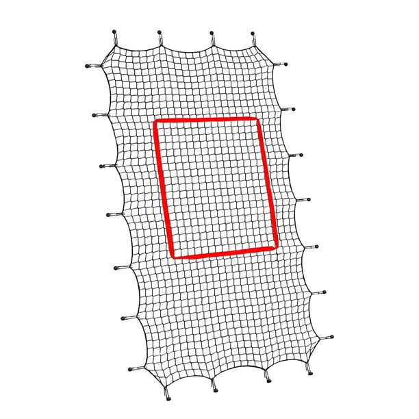Red de para voleibol, red para rebotar, volear, golpear y rematar, 7x4 pies, equipo de práctica, de para patio o área de juegos.