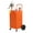 Orange, variant on M optimized 50 Gallon Gas Caddy, Portable Fuel Transfer Storage Tank with 4 Wheels and 2-Way Rotary Pump, Large Diesel Kerosene Can Container for Cars Boat ATV Motorcycle Lawnmower