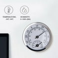 thumbnail image 3 of Pointer Type Temperature And Humidity Meter With Aluminum Alloy Ring In Multiple Colors, 3 of 6