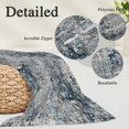 thumbnail image 3 of Vintage Navy Blue Grey Body Pillow Cover 20 x 54 Inch Decorative Pillow Cover Modern Abstract Boho Art Lumbar Pillowcase Seasonal Rectangle Cushion Case for Couch Sofa Bed Living Room, 3 of 9