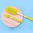 thumbnail image 6 of 3PCS Set Silicone Feeding Baby Bottle Nipple Straw Cleaning Brush 360 Degree, 6 of 9