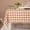 Yellow1, variant on Rural plaid Thanksgiving cotton linen tablecloth rectangular tablecloth with tassels washable farmhouse kitchen restaurant decoration
