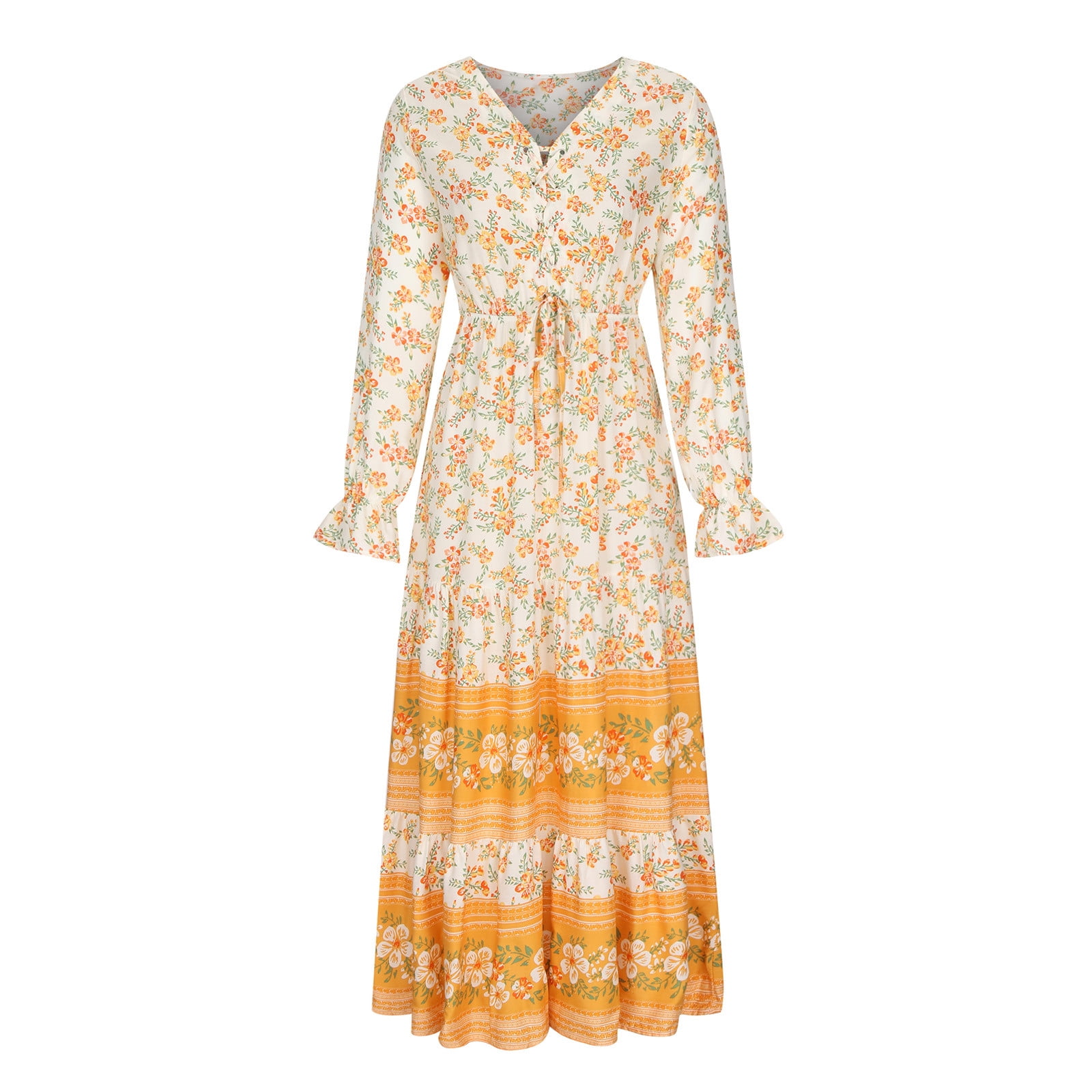 Women Fashion Comfortable Winter Casual Floral Print Long