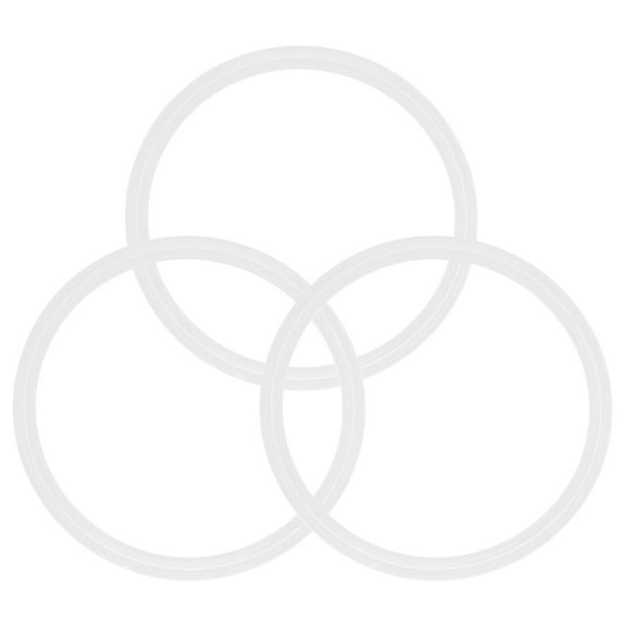 REOFLYUP Jars Sealing Rings for Jar Gaskets White Silicone 3Pcs