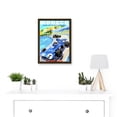 thumbnail image 2 of Advert Motor Sport Monaco Grand Prix 1973 A4 Artwork Framed Wall Art Print, 2 of 4