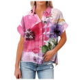 thumbnail image 2 of LSLJS Women's New Printed Plus Size Loose Shirt Top, Casual Womens Tops, 2 of 7