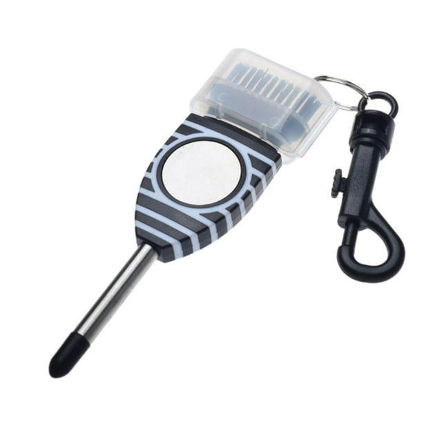 Cepillo de limpieza de Golf Zulema Palo de Golf Blanco negro 13 cm x 5 cm