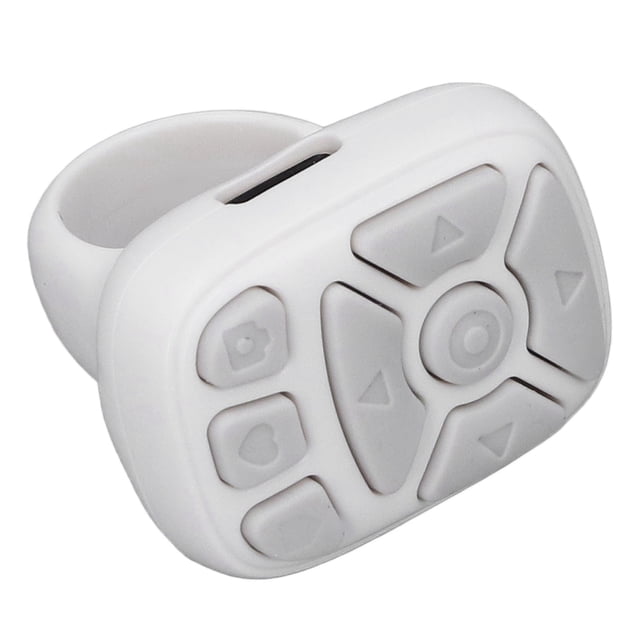 Télécommande Anneau de Défilement Page Turner, V5.3 Anneau de Défilement pour IOS 15 & pour Appareils Android8.0, Télécommande Rechargeable pour Téléphones Tablettes