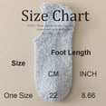 thumbnail image 4 of Fuzzy Socks Slipper Socks for Men Soft Cozy Plush Fluffy Socks with Grips Non Slip Winter Warm Sock (Coffee), 4 of 4