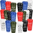 thumbnail image 1 of Tazas de café Skylety Bible Verse, 16 onzas, reutilizables, paquete de 20 unidades de plástico, 1 of 7