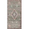thumbnail image 4 of Soleil BR20A Sahara Dark Gray Tribal Moroccan Dark Gray Area Rug, 2'x4', 4 of 9