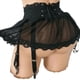 thumbnail image 5 of Camisón corto sexy con encaje en la espalda y tirantes para colgar en la cintura N4046, 5 of 5