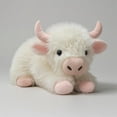 thumbnail image 3 of Adorable Cow Plush Toy Soft Stuffed Animal Pillow for Toddlers, Farm Animal Plushie Doll for Birthday Gifts, 12-Inch, 3 of 4