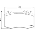 thumbnail image 2 of BALATAS BAJOS METALES CL600 2003 al 2006 MERCEDES-BENZ 5.5L V12 Delanteras BREMBO ., 2 of 5