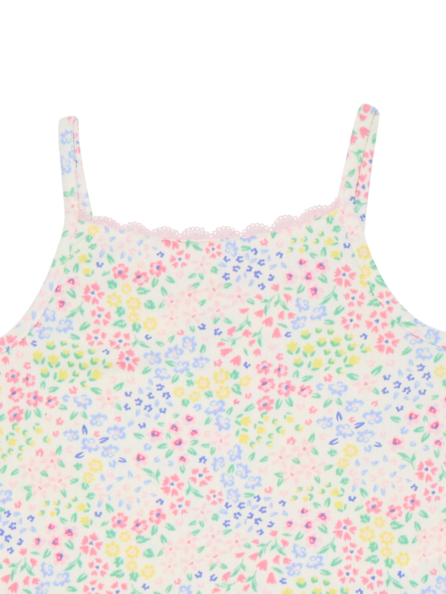 Wonder Nation Girls Pajama Tank Top and Pants with Scrunchie Set, 3-Piece, Sizes 4-18