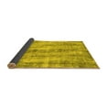 thumbnail image 2 of Ahgly Company Indoor Rectangle Abstract Yellow Modern Area Rugs, 7' x 9', 2 of 4