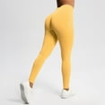 thumbnail image 2 of Women's Leggings Water Resistant Thermal Winter Warm Tights High Waisted Running Gear 2025 Yellow XXL, 2 of 4