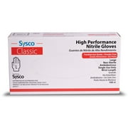 Sysco® Nitrile Food Service Gloves, 100 Count (large, Blue)