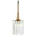 thumbnail image 3 of Woodbridge Lighting Regent Park 3-Light Glass Pendant in Brass, 3 of 4