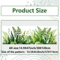 thumbnail image 2 of Fern Window Sticker Pteridophyte Green Leaves Large Static Window Clings Reusable Anti Collision Non-Adhesive Window Decal to Prevent Birds Strikes for Home Room Sliding Glass Door 15x46, 2 of 7