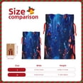 thumbnail image 3 of Fuzoiu Deep Sea Glowing Fishes Print Christmas Gift Bag,Burlap Gift Bag with Drawstring Closure & Hang Tag,Perfect for Holidays, Birthdays, and Special Occasions-Medium, 3 of 7