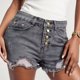 thumbnail image 3 of MKLEKYY Pijamas Mujer Algodon Short Mujer Pantalones Cortos Jeans Ropa Mujer Playa Vacaciones Moda conjunto Moda Denim Shorts S 5Xl, 3 of 3