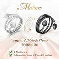 thumbnail image 3 of Mahnco Lymphatic Drainage Ring for Women, Magnetic Ring Adjustable Copper Rings, 100% Pure Copper Jewelry Gift, 3 of 7