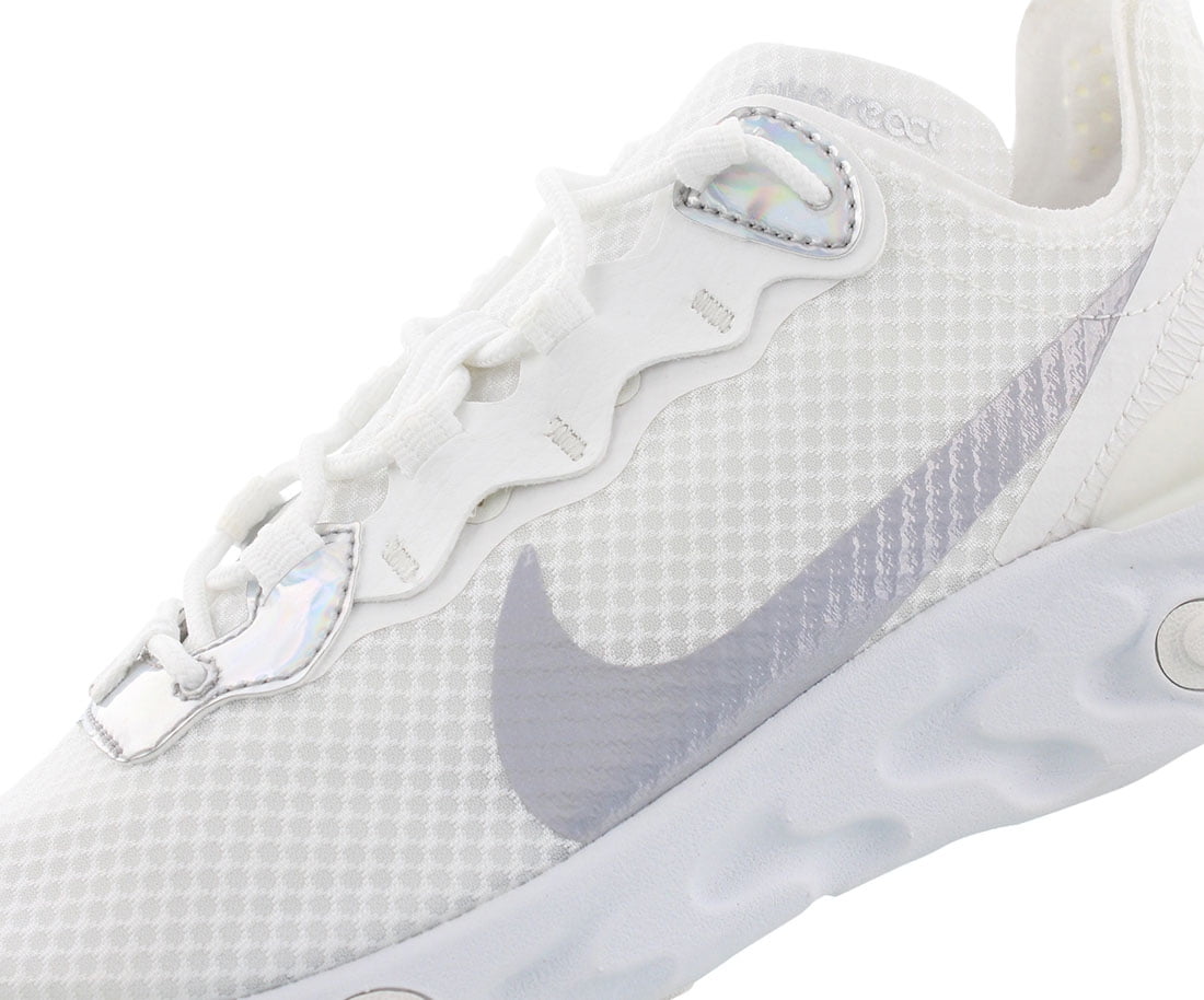 nike react element 55 white silver