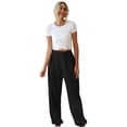 thumbnail image 1 of Pantalones de chándal de de alto atléticos para mujer M negro fino Zulema Pantalones holgados de mujer, 1 of 7