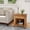 Brown, variant on Somerset Home End Table with Drawer and Shelf for Bedroom or Living Room Furniture (White)