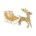 thumbnail image 4 of UPOUART Iron Christmas Reindeer Sleigh Ornament for Holiday Desktop, Festive Party, Home and Office Decoration, 4 of 8