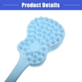 thumbnail image 6 of Vocoste 1 Pc Back Scrubber for Shower Bath Silicone Body Brush with Long Handle for Skin Exfoliating Blue, 6 of 7