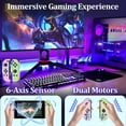 thumbnail image 4 of Manette de Jeu pour Nintendo Switch, Manette Joypad L/R Switch avec RGB Coloré, 4 of 8