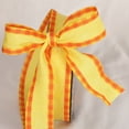 thumbnail image 2 of The Ribbon People Yellow and Orange Plaid Wired Craft Ribbon 1.5" x 40 Yards, 2 of 2