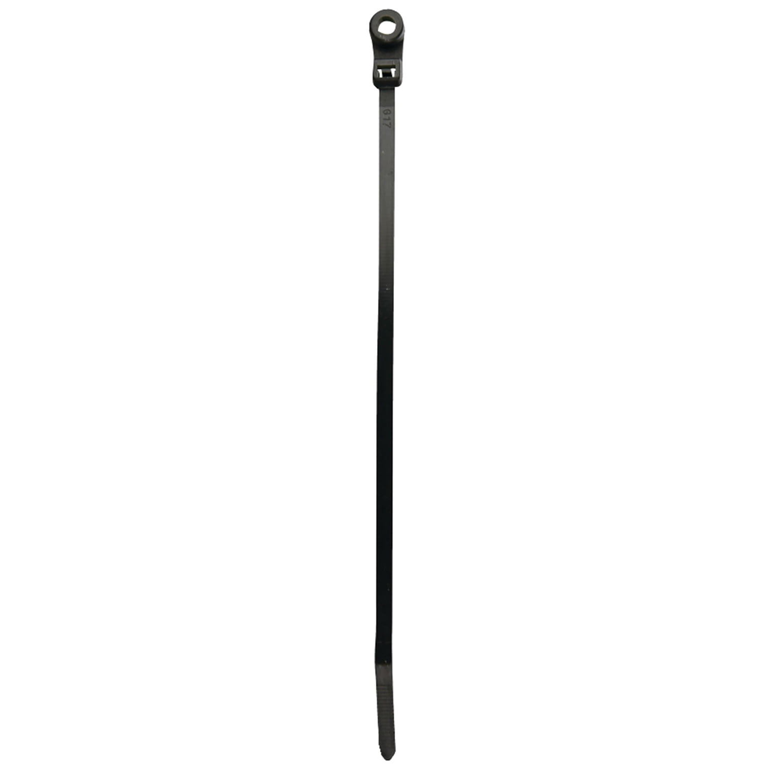 Install Bay Zip Ties with Mounting-Hole Screw-Down Head, 100 Count (7 In.), BMCT7PT